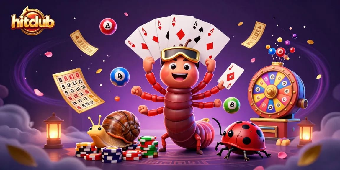 Experience vibrant gaming with hitclub featuring a millipede dealer and exciting lottery elements.