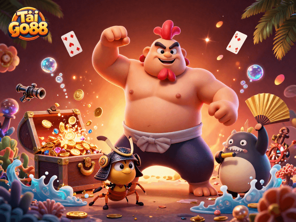 Win big by downloading Tải go88 with vivid casino action in a vibrant underwater scene.