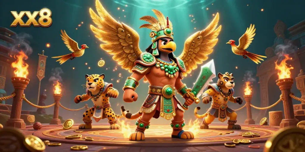 Experience thrilling online gameplay at xx8 with vibrant casino characters and enchanting game elements.