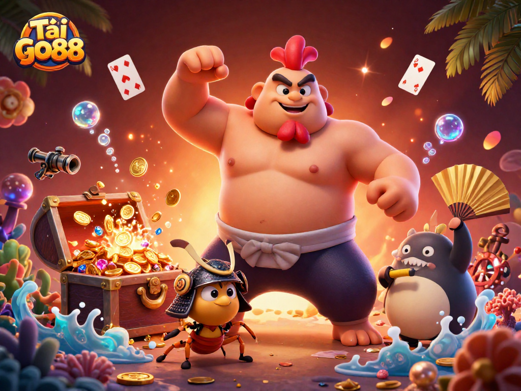 Win big by downloading Tải go88 with vivid casino action in a vibrant underwater scene.