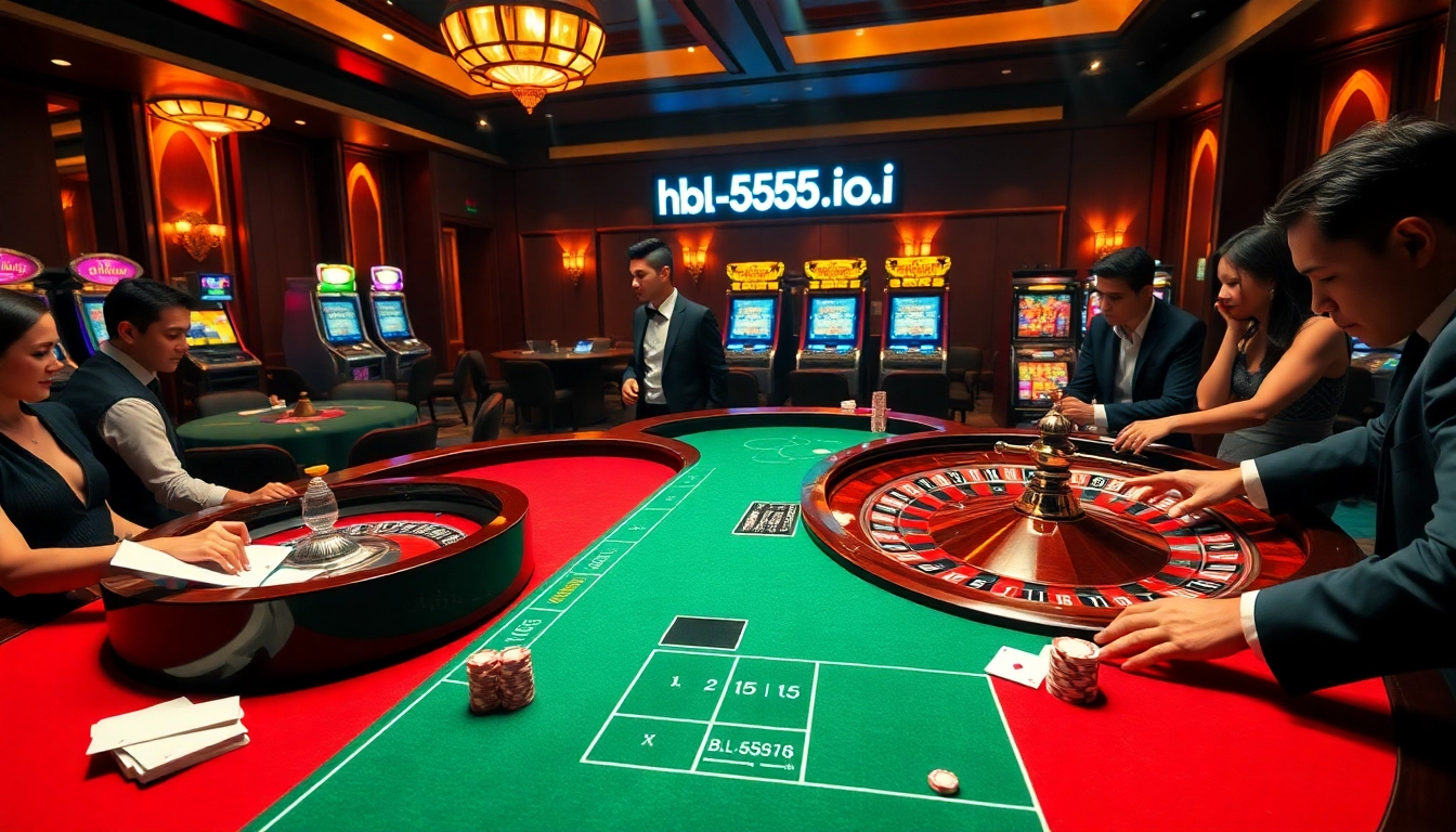 Experience the thrill of winning at a casino with https://bl-555.io/ featuring roulette tables and poker chips.