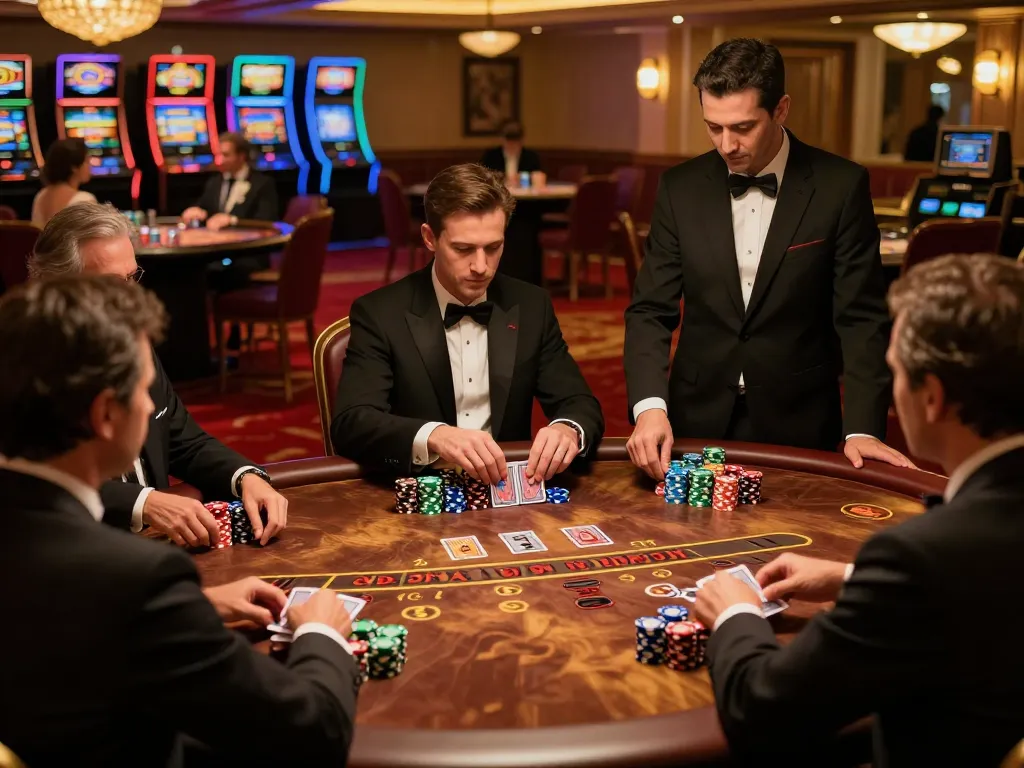 Players engaging in strategic Blackjack gameplay at B52CLUB casino table