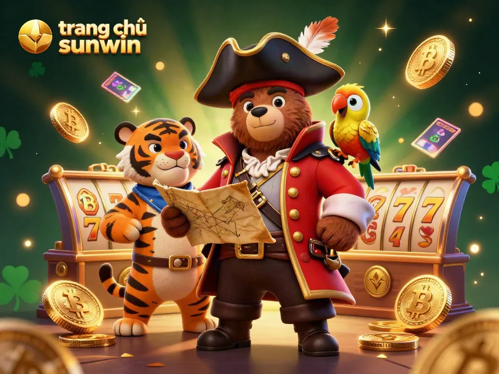Spin the reels for opportunities at trang chủ sunwin with vibrant casino characters and gold coins!