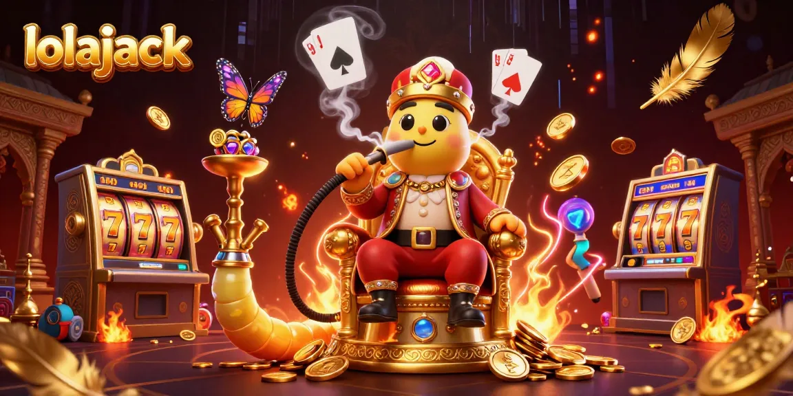 Experience thrilling gameplay at lolajack with vibrant casino action featuring slot reels.