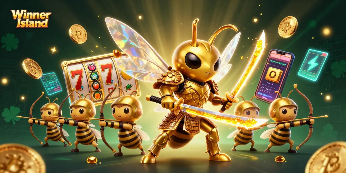 Experience thrilling gameplay at Winner Island casino with lively characters and exciting slots.