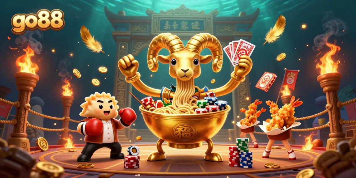 Experience the excitement at go88 with engaging gambling scenarios featuring unique characters.