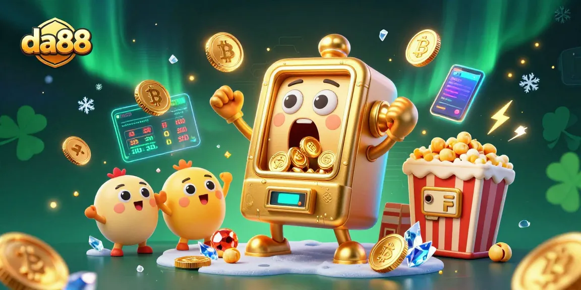 Play exciting da88 slot games and win big as coins pour from the jackpot!